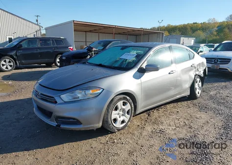 2015 Dodge Dart Se из США, поврежденный, VIN 1C3CDFAA4FD298764